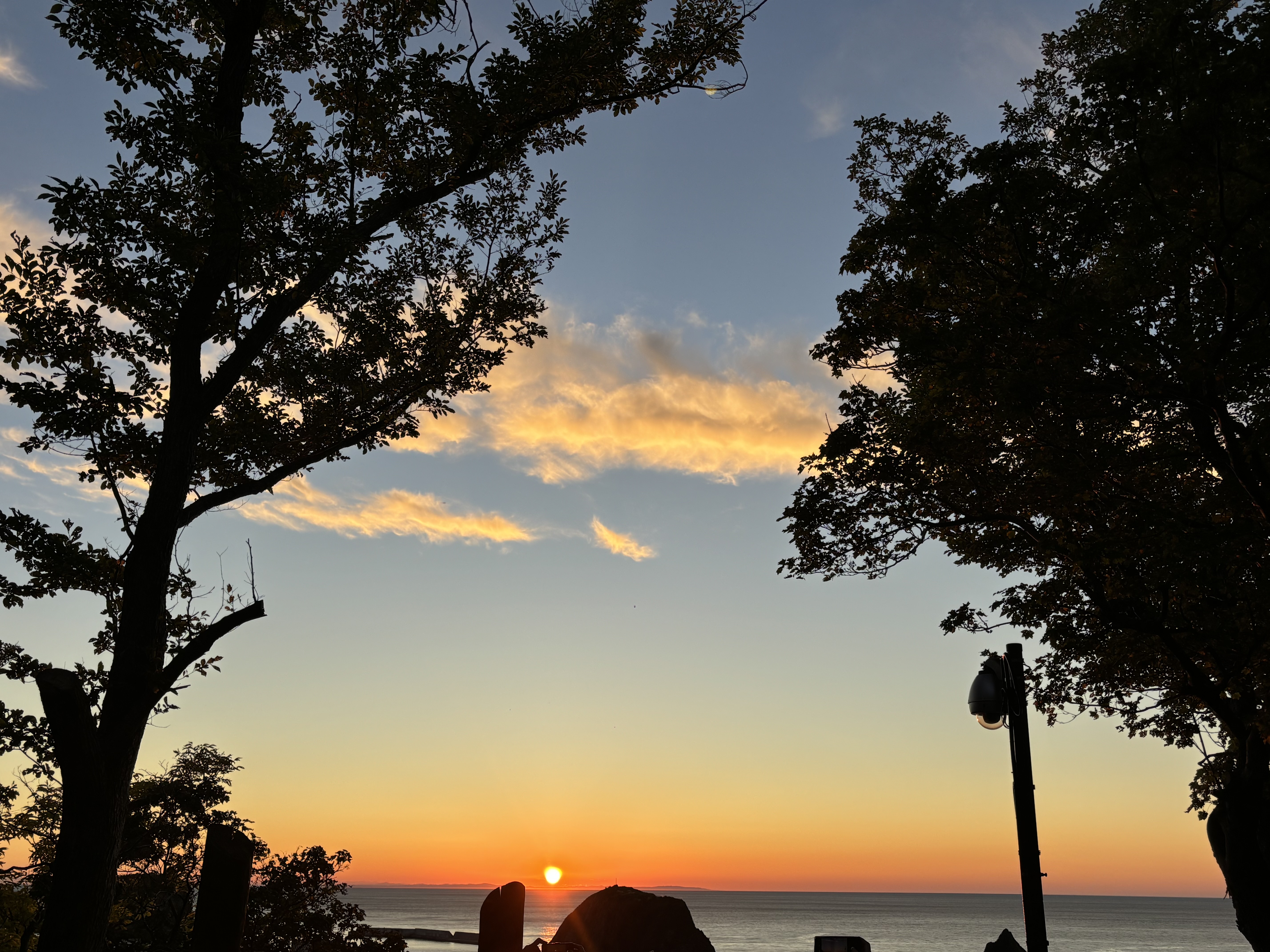 夕陽台からの夕日 2