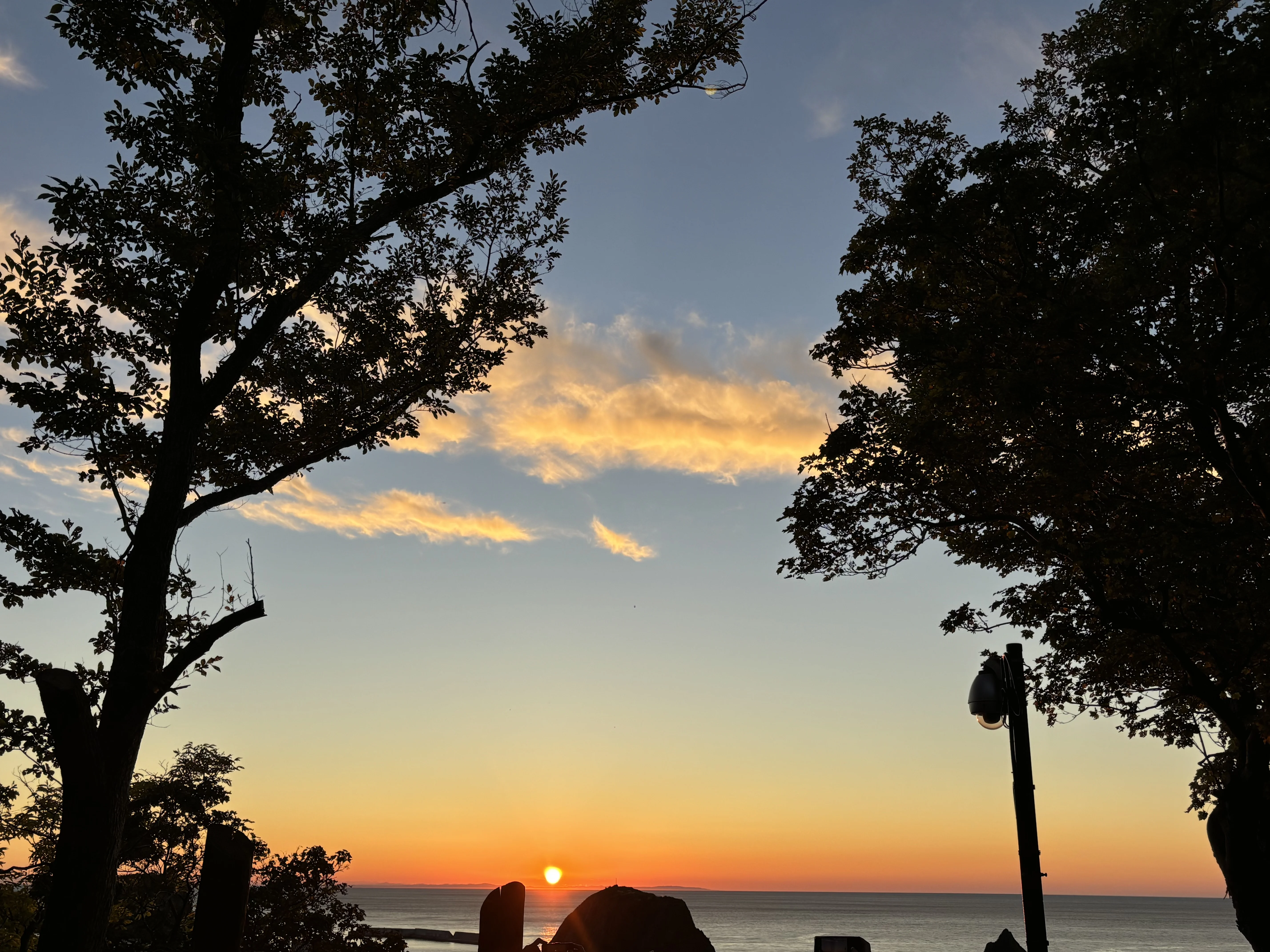 夕陽台からの夕日 2