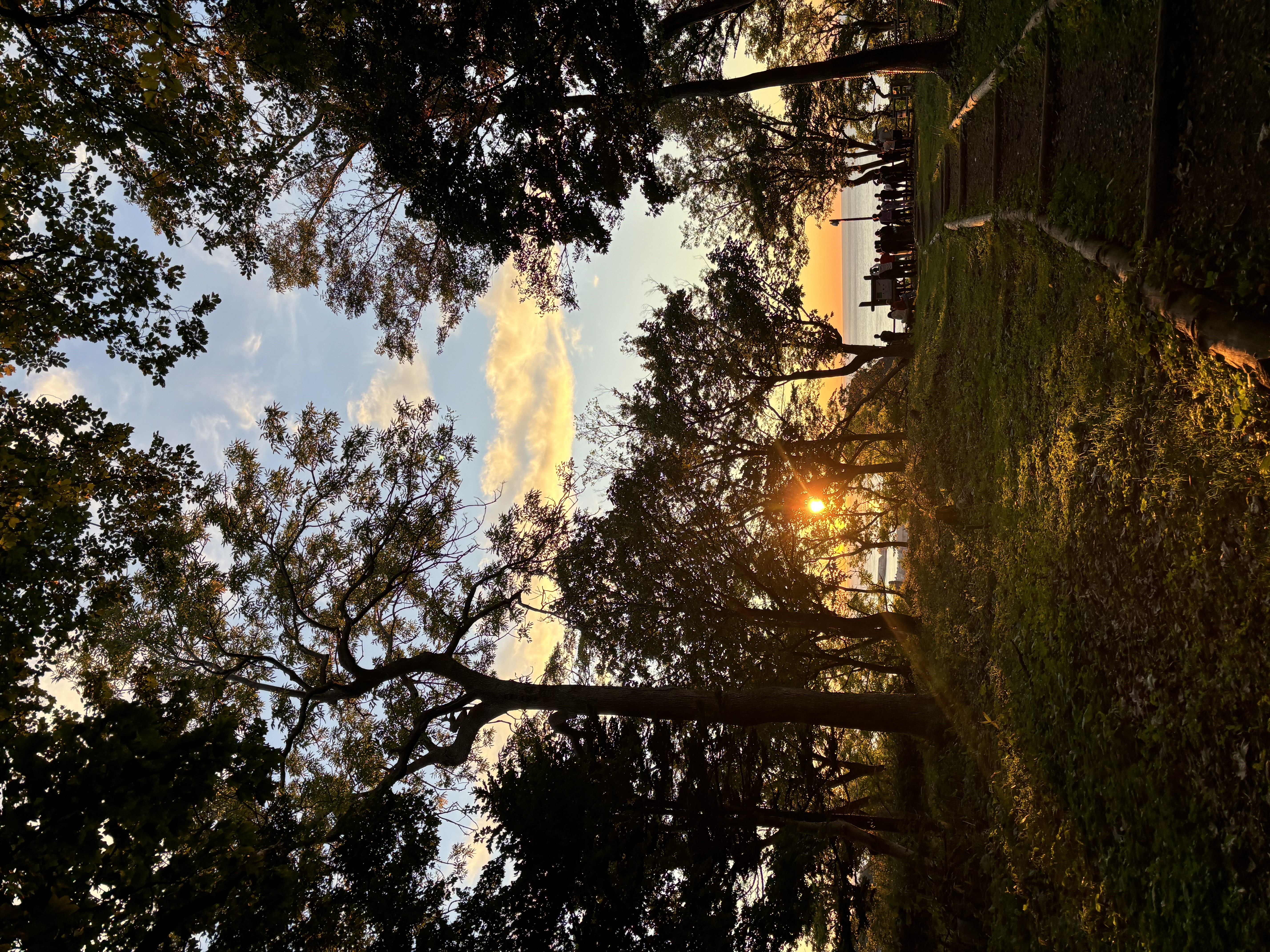 夕陽台からの夕日 3